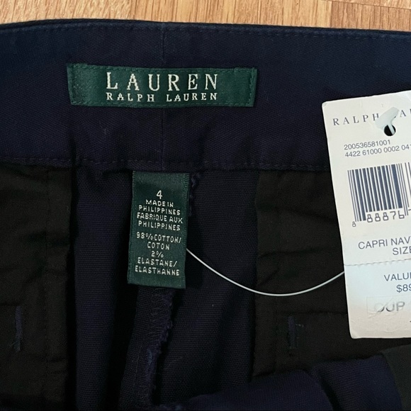 Lauren Ralph Lauren Buckle Pencil Skirt in Capri Navy - Picture 6 of 10